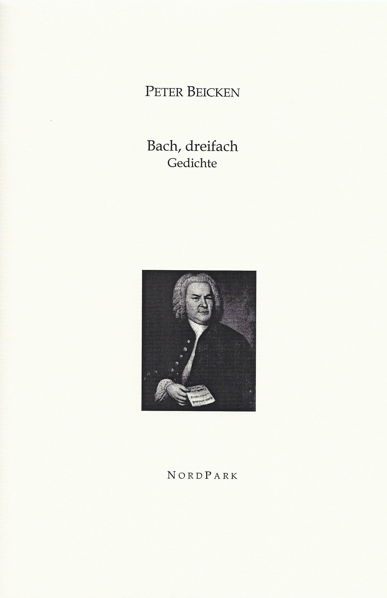 Die Besonderen Hefte: Beicken-Bach dreifach